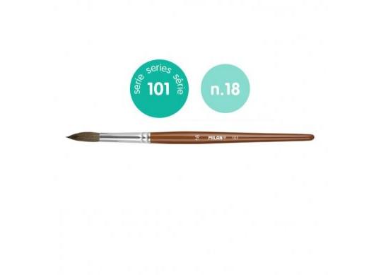 Pensula rotunda Nr18 (101) (sintetica) miner scurt 0410118