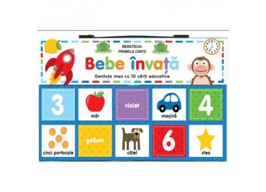 Carte Bebe invata. Gentuta mea cu 10 carti educative CD6324