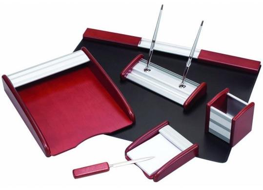 Set de birou 6 piese (lemn)+covoras O36431