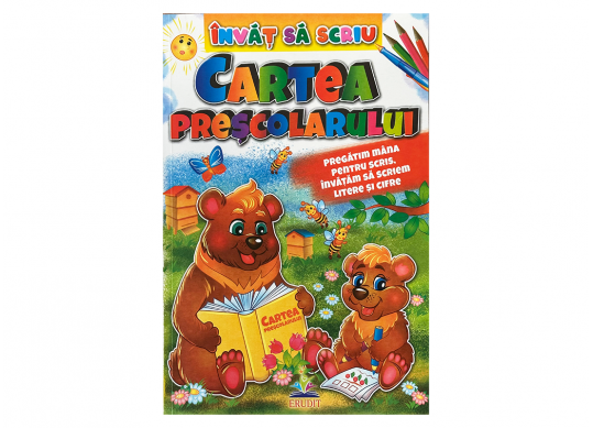 Carte invat sa scriu Cartea prescolarului A4 CN CN358057