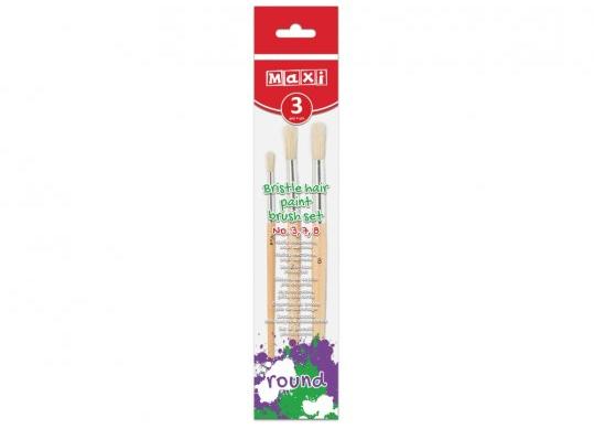 Pensule set (3.7.8) Porc, rotunde MX60828
