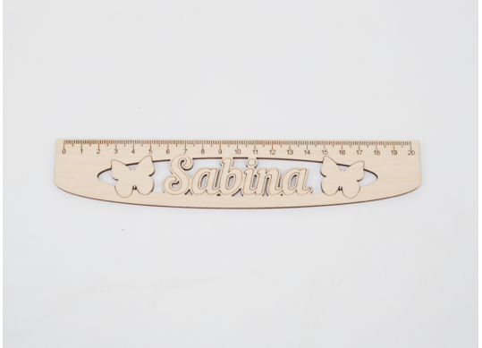 Rigla personalizata (lemn)(215*40mm) 215*40