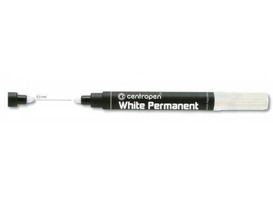 Marker Permanent Centropen (ALB) 2.5mm C8586-0100
