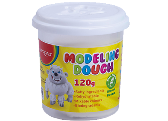 Plastilina Keyroad 1cul*120gr Alb KR972242