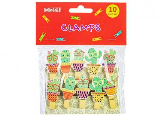 Clestisoare lemn cactus Maxi 10buc. MX62591
