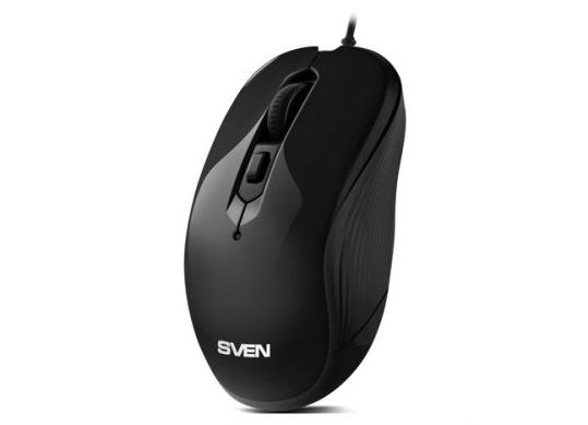 Mouse Wired SVEN RX-520S, USB Silent 3200dpi, Dark Gray RX-520S