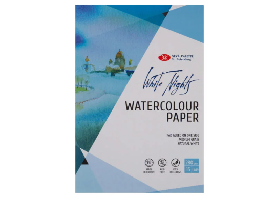 Album pentru acuarela(130x190mm/280g/15foi)White Nights 79451613
