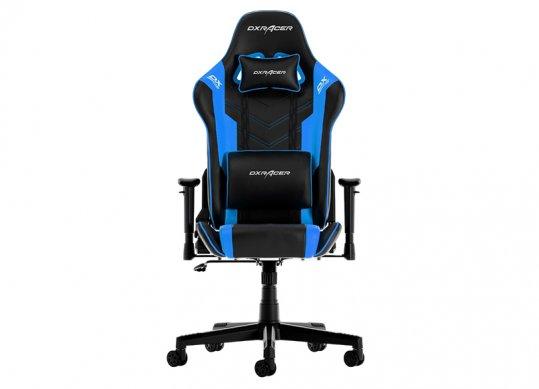 Fotoliu Gaming DXRacer Prince GC-P132-NB-FX2 / 150kg / 165-185cm /  Black/Blue GC-P132-NB-FX2