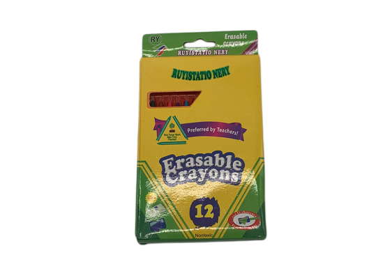 Creioane cerate 12 cul (+radiera si ascutitoare)(F3) 002233