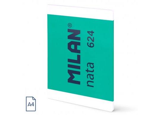 Caiet A4 48foi (linii) Milan verde 57042G48GR