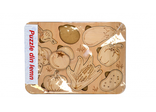 Puzzle din lemn (Legume) 36990
