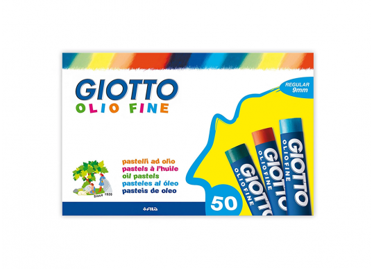 Pastel Uleios Giotto Olio Maxi 9mm ASS 50b F294200