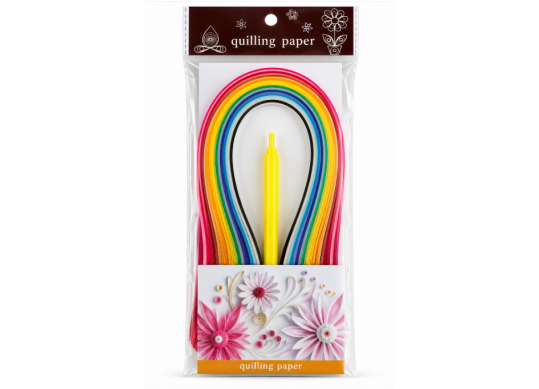 Quilling Set 5 mm × 300 mm, 20 culori + ac plastic YZ5230
