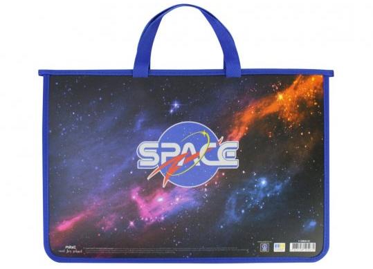 Geanta plastic A4 cu fermoar Space MX30000-02