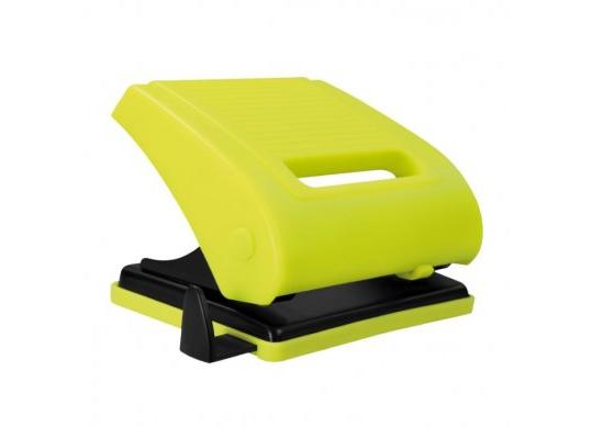 Perforator 15 foi Milan plastic galben neon 19022Y
