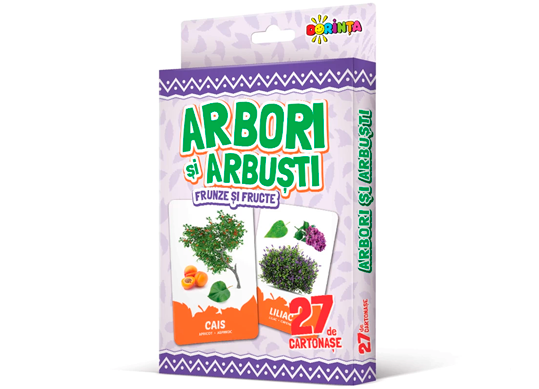 27 de cartonase.Arbori si arbusti, frunze si fructe PD0835