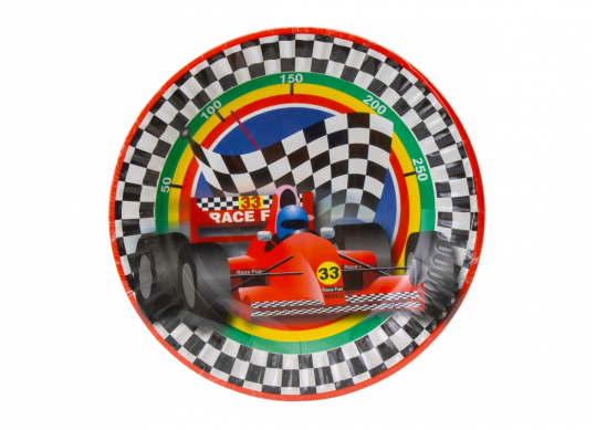 Farfurie din hirtie MAXI Racing 6 buc 17.78cm MX44373