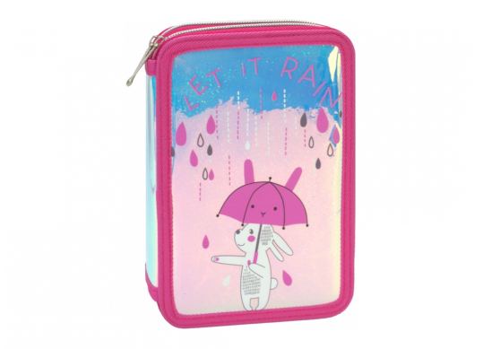 Penar 2 fermoare cu clapete Rain (roz) CF87274