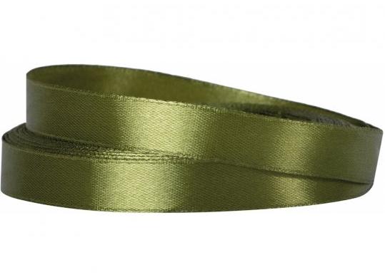 Panglica decorativa atlas 1.2cm/22m Olive MX62182-108