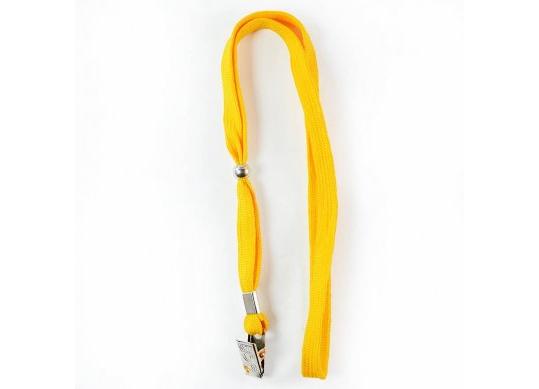 Siret pt ecuson textil cu clips metalic (galben) 25098-08
