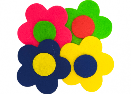 Accesorii Craft Fetru Flori 5 petale 218508