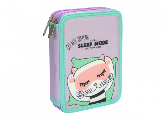 Penar 2 fermoare cu clapete Sleep (violet) CF87275