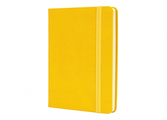 Agenda nedatata A6 128foi SQUARE (cu elastic) galben O20386-05