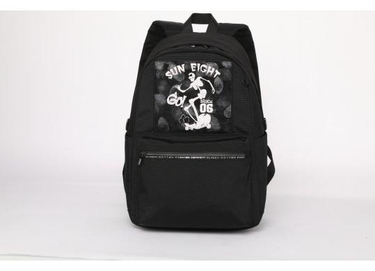 Ghiozdan casual Black 8283Black