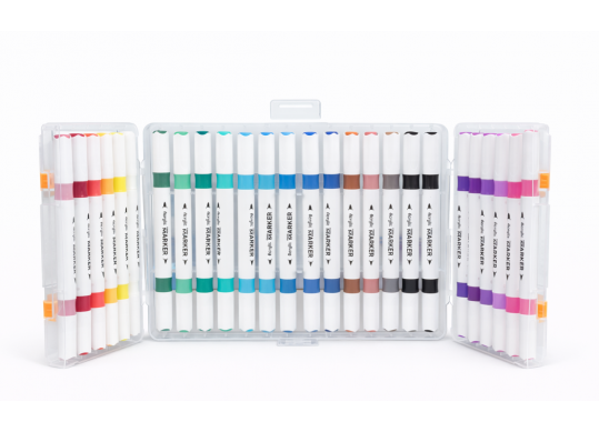 Marker Acrylic 24cul 2 parti ML14-7(cutie plastic) CY6628-24
