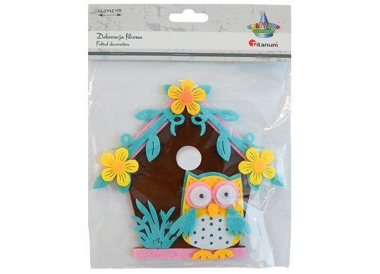 Accesorii Craft Titanum fetru bufnita 472932