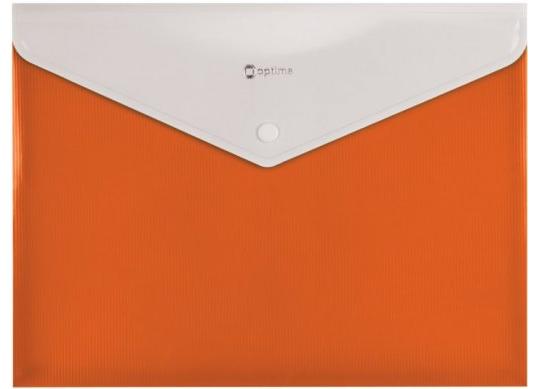 Mapa plic A4 Optima Oranj (plastic/cu burduf 20mm) O31315-06