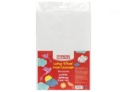 Flizelin 50x50cm, 30gr/m2 Alb MX61845