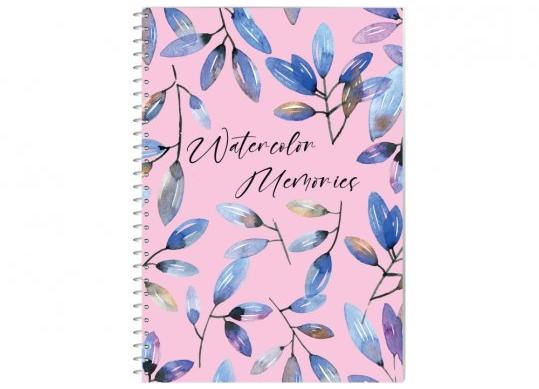 Carnet A5 80foi cu spira Watercolor Memories O27156