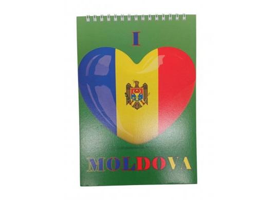 Carnet A5 40file Moldova (spira sus) BX540Moldova