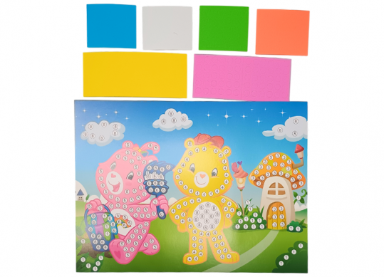 Set creatie mozaic buretat 18x25cm ML2-13 M01-M16