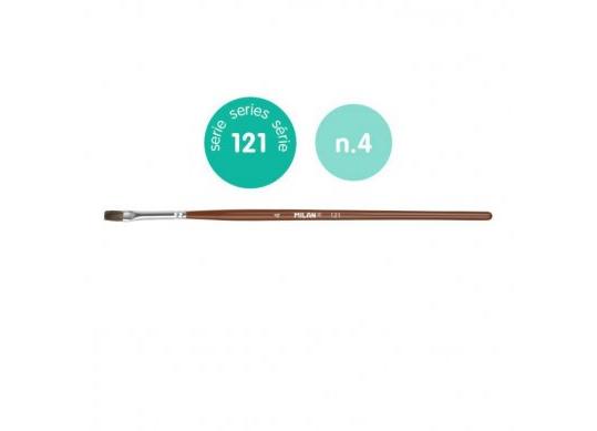 Pensula plata Nr4 (121) (70%cal+30%sintetic) 0412104