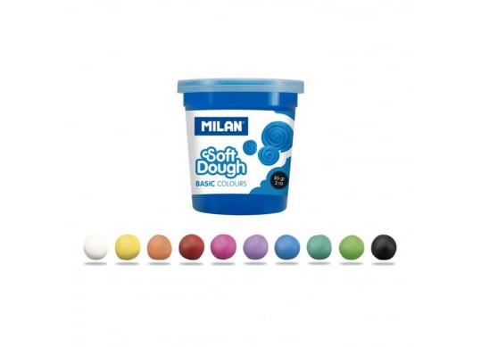Plastilina Milan 10 culori x 85g 913510B