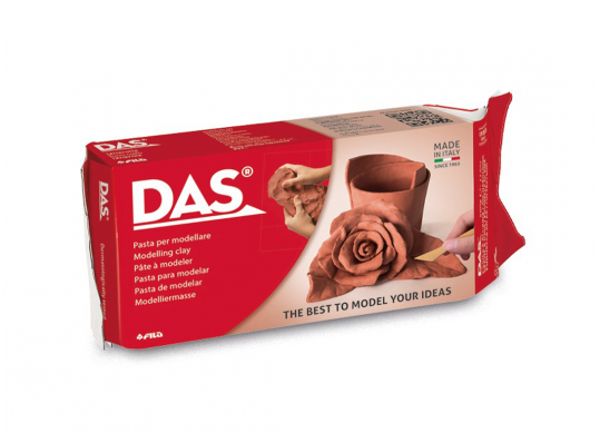 Lut polimeric Das 500g terracotta F387100