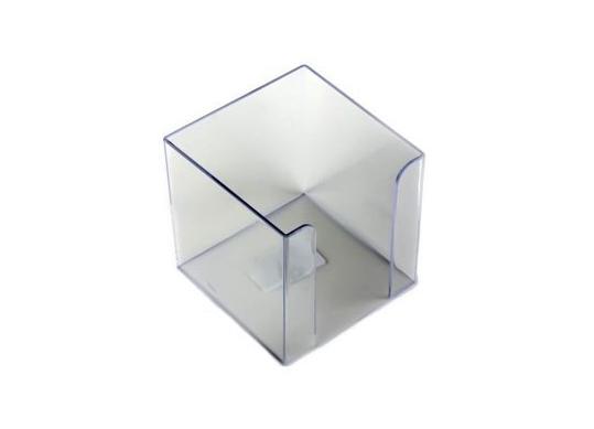 Suport p/u foi notite plastic 9*9*9cm (transparent) A83032