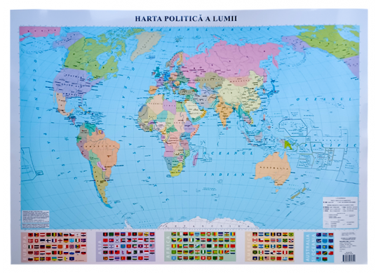 Harta politica a lumii A1 PL2791