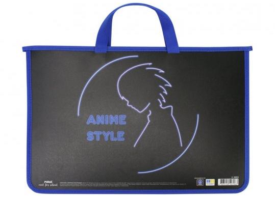 Geanta plastic A4 cu fermoar Anime MX30053