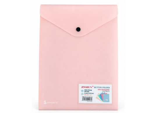 Mapa plic A4 verticala (plastic/6 culori pastel)ML5-3 JS-6824A4