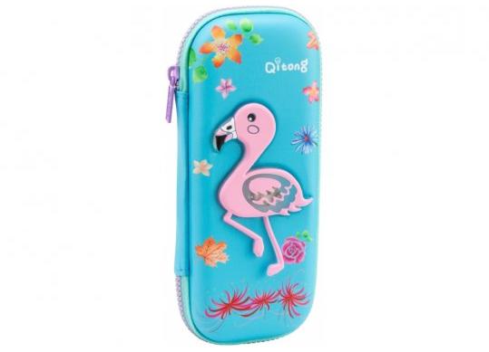 Penar 1 fermoar Qitong Flamingo (aplicatie Led) 5759Blue