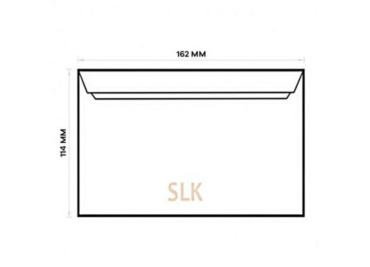 Plic C6 114x162mm 80gr (alb/banda siliconica) 1040/1044