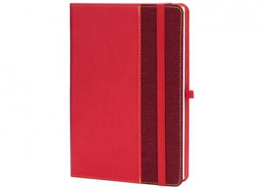 Agenda nedatata A5 128 foi cu elastic COMBI-14cop.tare,piele) linii O20125-14