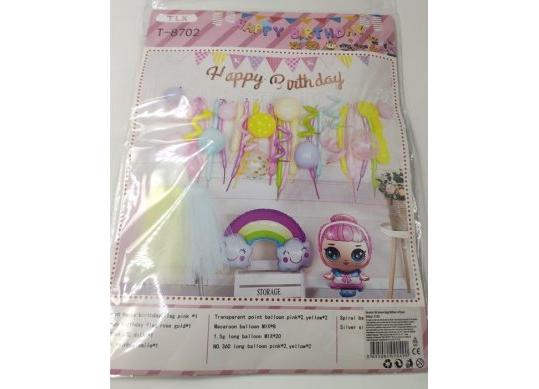 Baloane Happy Birthday cu papusa 41395