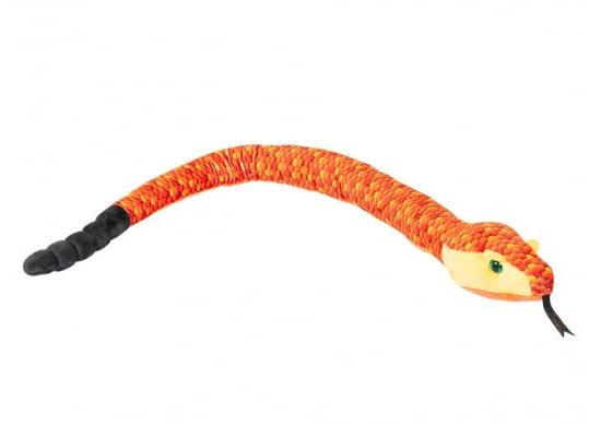 Jucarie moale Sarpe portocaliu l=110cm ST1373