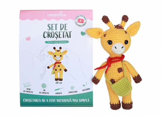 Set de crosetat-Crosetica (girafa) CR30449