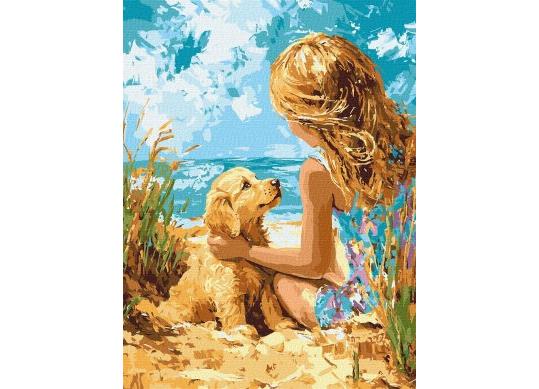 Tablou (30*40/cifre) Catel vesel KHO8492