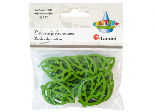 Accesorii Craft Titanum Paiete lemn frunza 486033